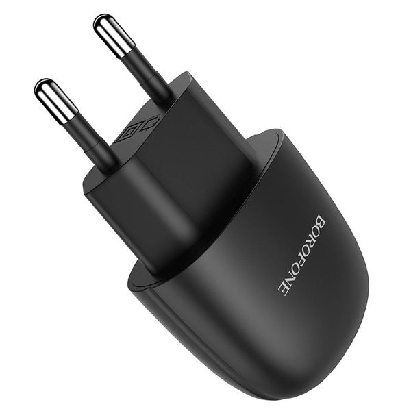 Мережевий зарядний пристрій BOROFONE BA49A Vast power single port charger set(Type-C) Black BA49ACB фото