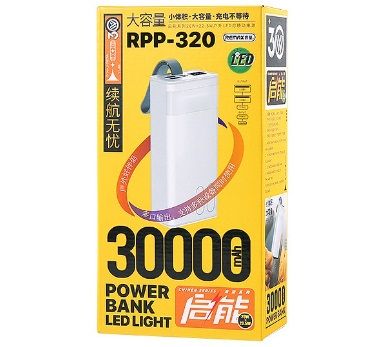 Внешний аккумулятор Remax Chinen Series 30000 mAh RPP-320 White фото