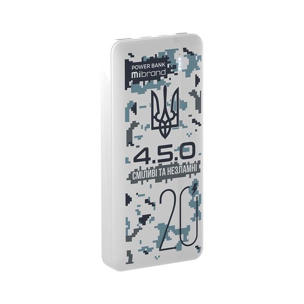 Зовнішній акумулятор Mibrand "4.5.0" 20000 mAh 20W Snow leopard MI20K/4.5.0 фото