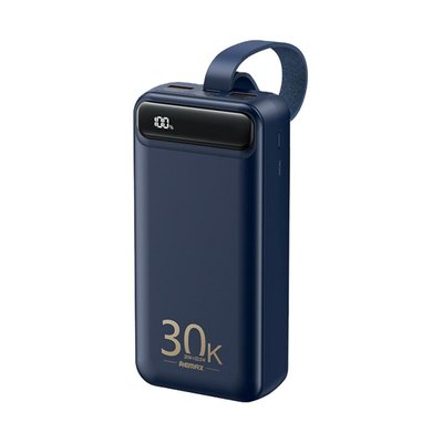 Зовнішній акумулятор Remax Bole Series 30000 mAh RPP-522 Blue фото