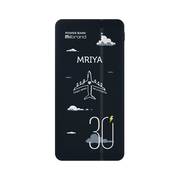 Зовнішній акумулятор Mibrand Mriya 30000 mAh 20W Black MI30K/Mriya фото