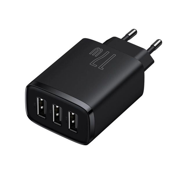 Сетевое зарядное устройство BASEUS COMPACT CHARGER 3U 17W CCXJ020101 фото