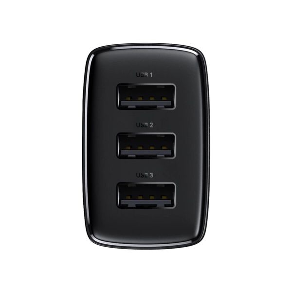 Мережевий зарядний пристрій BASEUS COMPACT CHARGER 3U 17W CCXJ020101 фото